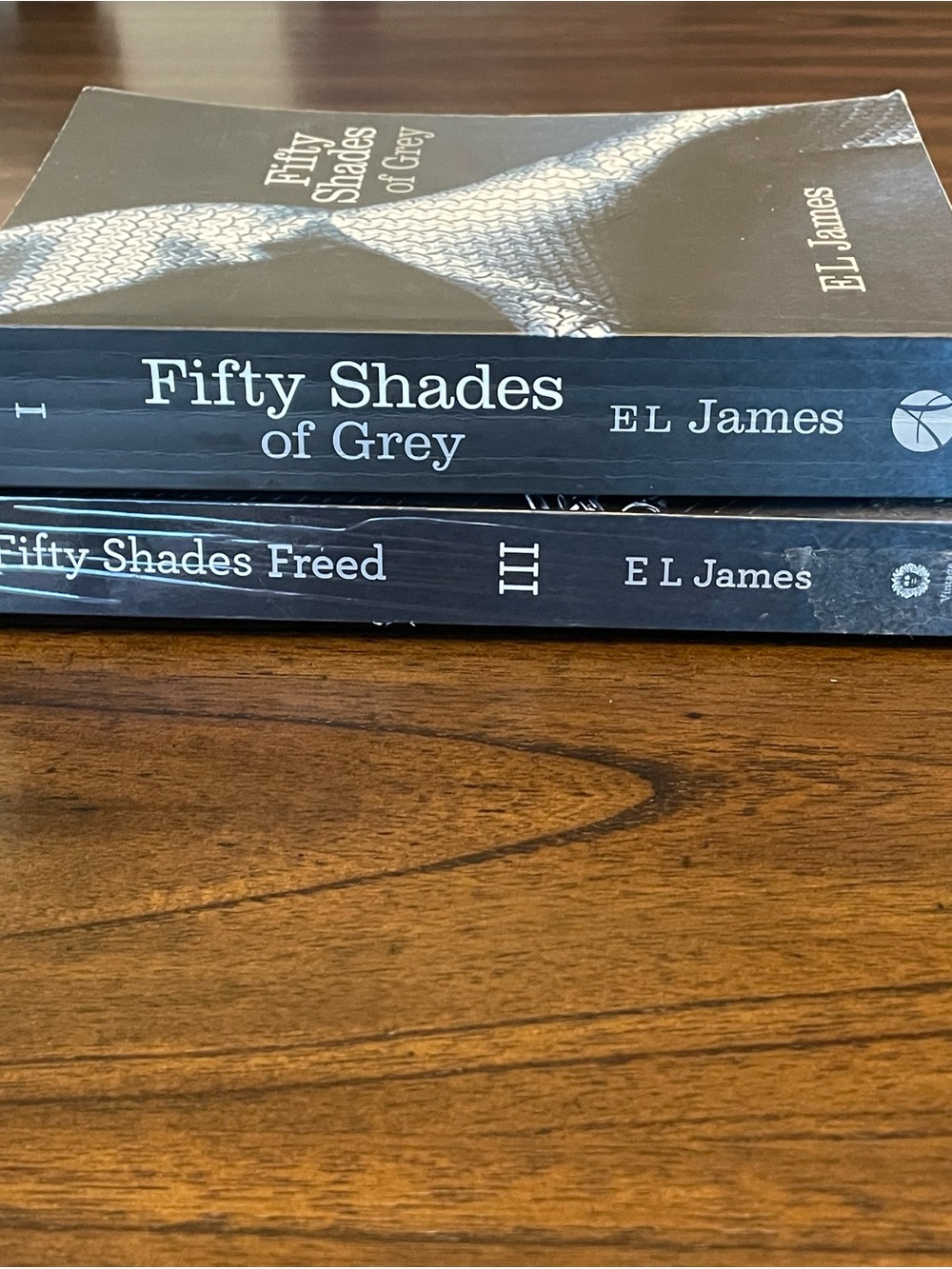 50 Shades of Grey Book 1 & Book 3 By E.L. James Paperback Bundle